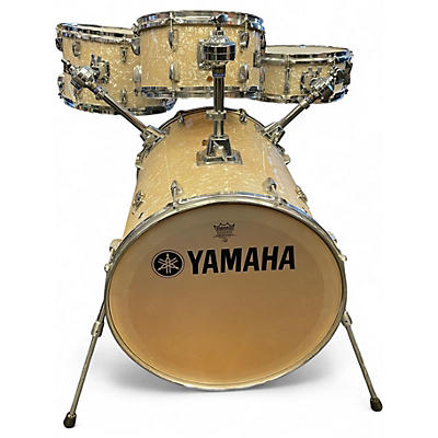 Used Yamaha 4 Piece HipGig Al Foster Signature  Pearl White Drum Kit