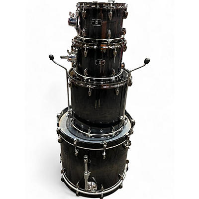 Used Yamaha 4 Piece LIVE CUSTOM OAK BLACK BURST Drum Kit