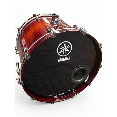 Used Yamaha  4 Piece LIVE CUSTOM OAK Sunburst Drum Kit