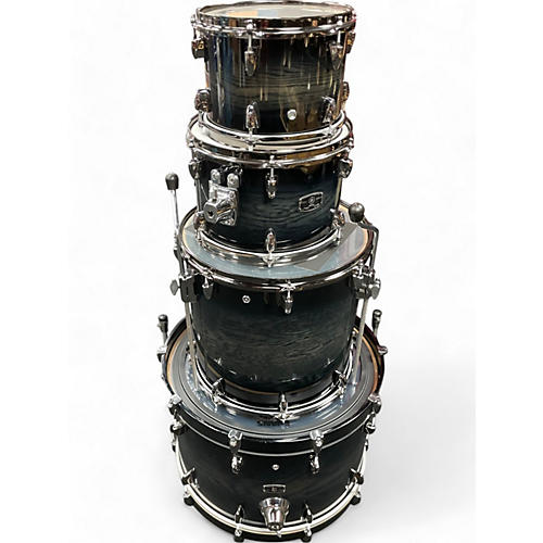 Used Yamaha 4 Piece Live Custom BLACK FADE Drum Kit BLACK FADE