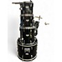 Used Yamaha 4 Piece Power Road Drum Set Black Drum Kit Black