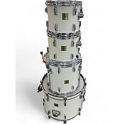Used Yamaha 4 Piece Power V White Drum Kit