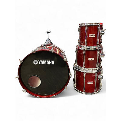 Used Yamaha 4 Piece Recording Custom Cherry Drum Kit