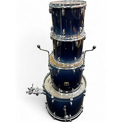 Used Yamaha 4 Piece Stage Custom Advantage Dark Blue Fade Drum Kit