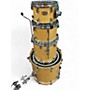 Used Yamaha 4 Piece Stage Custom Birch NATURAL WOOD Drum Kit NATURAL WOOD