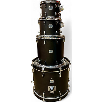 Used Yamaha 4 Piece Stage Custom Black Drum Kit