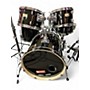 Used Yamaha 4 Piece Stage Custom Black Drum Kit Black