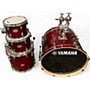 Used Yamaha 4 Piece Stage Custom Cranberry Red Drum Kit Cranberry Red