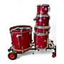 Used Yamaha 4 Piece Stage Custom Cranberry Red Drum Kit Cranberry Red