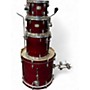 Used Yamaha 4 Piece Stage Custom KIT Red Drum Kit Red