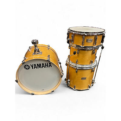 Used Yamaha 4 Piece Stage Custom Natural Drum Kit