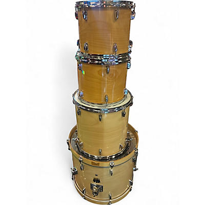 Used Yamaha 4 Piece Stage Custom Natural Drum Kit