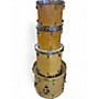 Used Yamaha 4 Piece Stage Custom Natural Drum Kit Natural