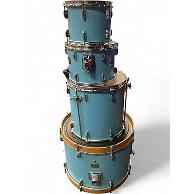 Used Yamaha 4 Piece Stage Custom Ocean Turquoise Drum Kit