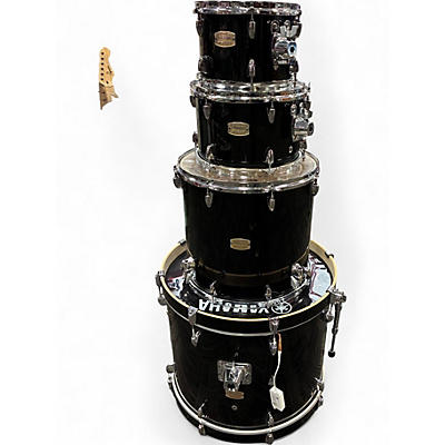 Used Yamaha 4 Piece Stage Custom RAVEN BLACK Drum Kit