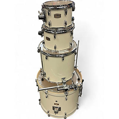 Used Yamaha 4 Piece Stage Custom White Drum Kit