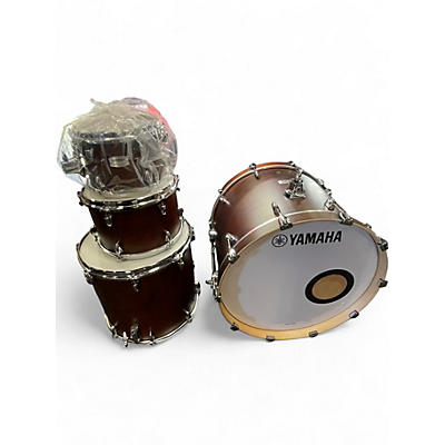 Used Yamaha 4 Piece TOUR CUSTOM  Licorice Satin Drum Kit