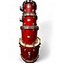 Used Yamaha 4 Piece Tour Custom Candy Apple Red Drum Kit Candy Apple Red