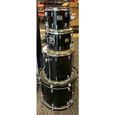 Yamaha Used Yamaha 4 piece Stage Custom Black Drum Kit