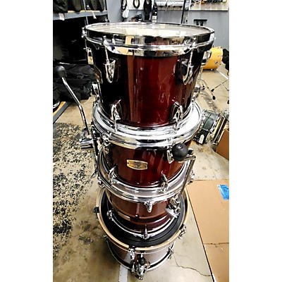 Yamaha Used Yamaha 4 piece Stage Custom Candy Apple Red Drum Kit