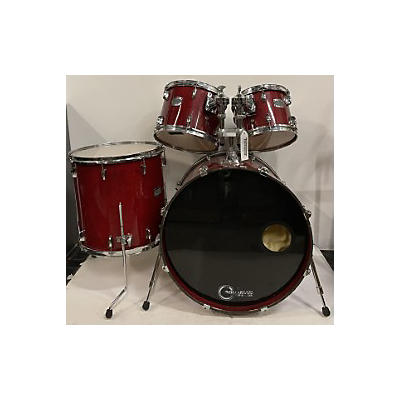 Yamaha Used Yamaha 4 piece Stage Custom Red Drum Kit