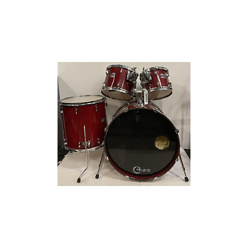 Yamaha Used Yamaha 4 piece Stage Custom Red Drum Kit Red