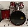 Used Yamaha Used Yamaha 4 piece Stage Custom Red Drum Kit Red