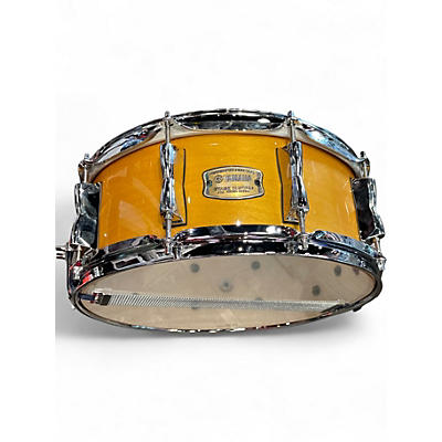 Used Yamaha 4.5X14 Stage Custom Snare Yellow Drum