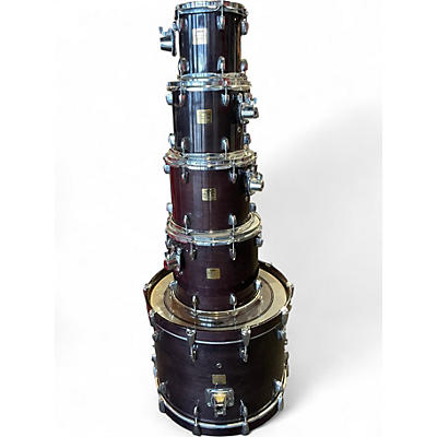 Used Yamaha 5 Piece Custom Absolute plum purple Drum Kit