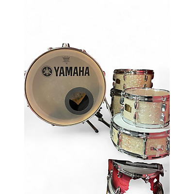 Used Yamaha 5 Piece HIP GIG SR AL FOSTER WHITE MARINE PEARL Drum Kit