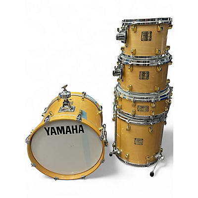 Used Yamaha 5 Piece Maple Custom Natural Drum Kit