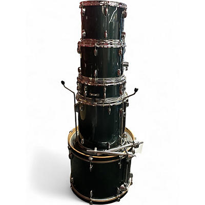 Used Yamaha 5 Piece RYDEEN 5 PIECE Emerald Green Drum Kit