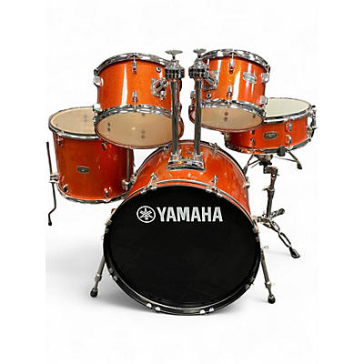 Used Yamaha 5 Piece RYDEEN ORANGE GLITTER Drum Kit