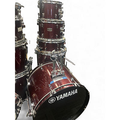 Used Yamaha 5 Piece RYDEEN RED SPARKLE Drum Kit