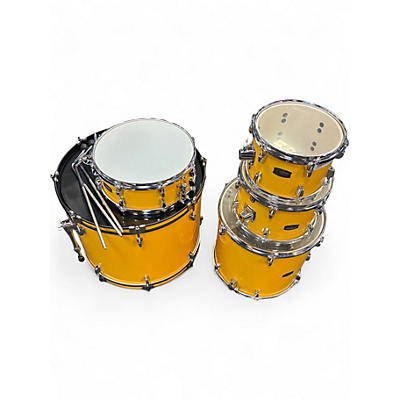 Used Yamaha 5 Piece RYDEEN SHELL PACK YELLOW Drum Kit
