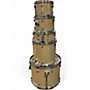 Used Yamaha 5 Piece Rydeen Champagne Glitter Drum Kit Champagne Glitter