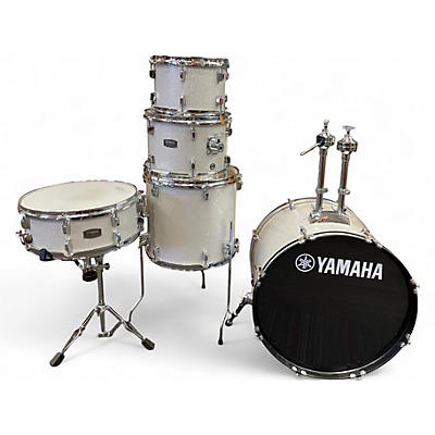 Used Yamaha 5 Piece Rydeen Pearl White Drum Kit