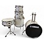 Used Yamaha 5 Piece Rydeen Pearl White Drum Kit Pearl White