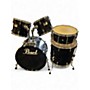 Used Yamaha 5 Piece SESSION KIT Trans Black Drum Kit Trans Black