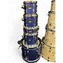 Used Yamaha 5 Piece STAGE CUSTOM ADVANTAGE Blue Drum Kit Blue