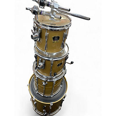 Used Yamaha 5 Piece Stage Custom Advantage Aztec Gold Drum Kit