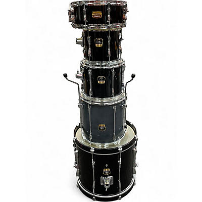 Used Yamaha 5 Piece Stage Custom Advantage Black Drum Kit