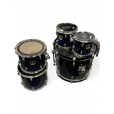 Used Yamaha 5 Piece Stage Custom Advantage Blue Fade Drum Kit