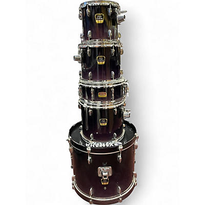 Used Yamaha 5 Piece Stage Custom Advantage Purple Fade Drum Kit