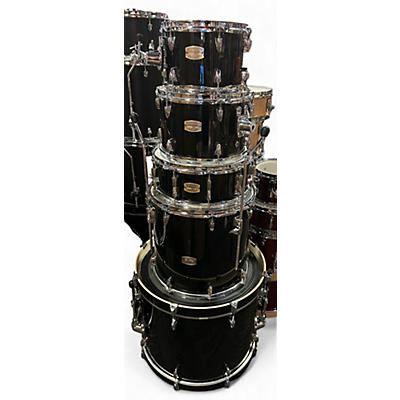 Used Yamaha 5 Piece Stage Custom Black Drum Kit