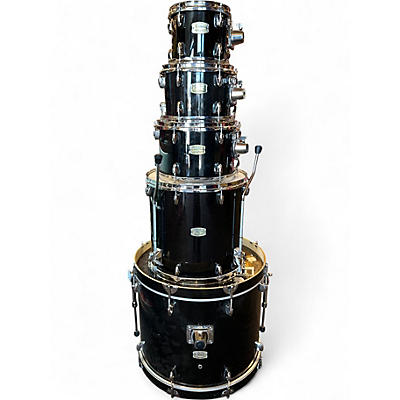 Used Yamaha 5 Piece Stage Custom Black Drum Kit