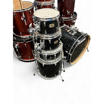 Used Yamaha 5 Piece Stage Custom Black Drum Kit