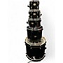 Used Yamaha 5 Piece Stage Custom Black Drum Kit Black