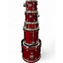 Used Yamaha 5 Piece Stage Custom Candy Apple Red Drum Kit Candy Apple Red