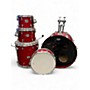 Used Yamaha 5 Piece Stage Custom Candy Apple Red Drum Kit Candy Apple Red